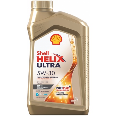 Моторное масло Shell Helix Ultra ECT C3 5W-30 синтетическое, 1 л.